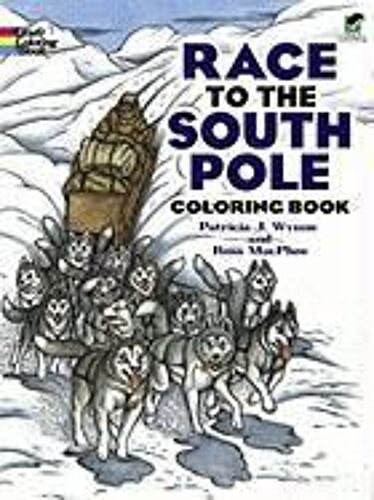 Race To The South Pole Coloring Book