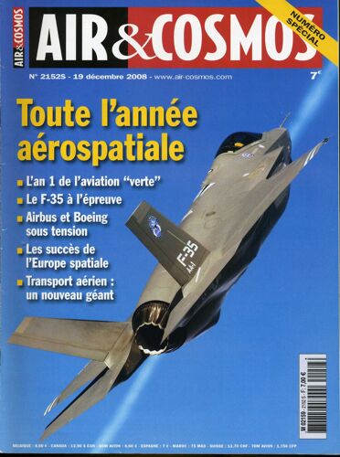 Air & Cosmos N°2152 Du 19/12/2008 - Toute L'année Aérospatiale 2008