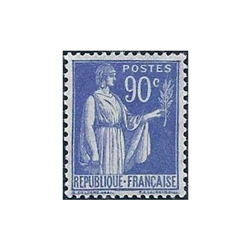 Timbre Oblitéré - Type Paix 90 C - 1937