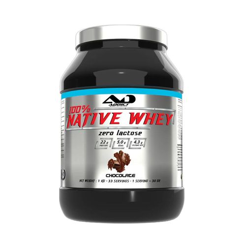 100% Whey Native (1kg)|Chocolat| Whey Native|Addict Sport Nutrition 