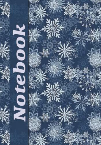Notebook Snowflakes: Ute Notebook Snowflakes| Wide Ruled Notebook Journal | Blank Wide Lined Workbook For Girls, Boys, Kids, Teens, Students (Composition Notebooks)