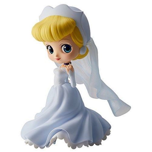 Figurine de Collection Cendrillon 14cm Robe Bleu Pastel - Cinderella - Série QPOSKET Banpresto Disn