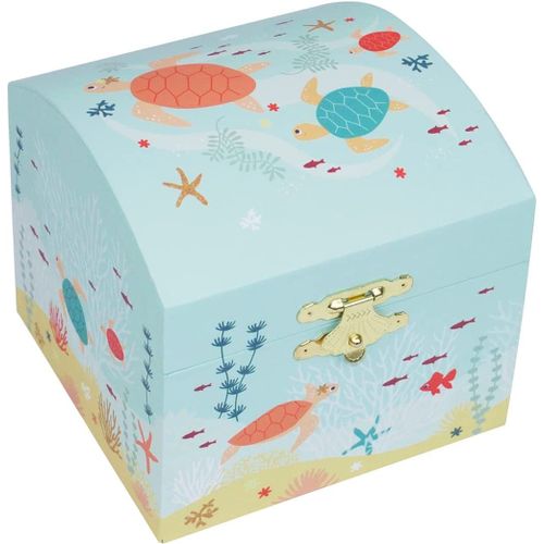 Boite À Musique Malle Tortue - Trousselier