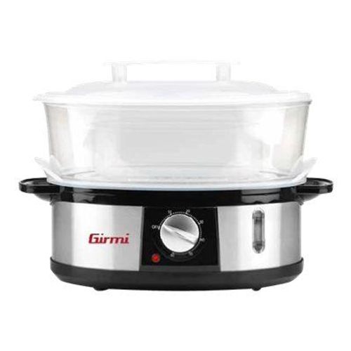 Girmi VP26 - Cuiseur vapeur - 12 litres - 750 Watt - inox/noir