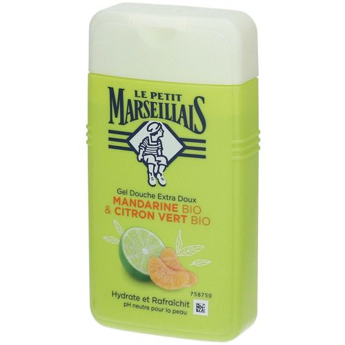 Le Petit Marseillais - Gel Douche&bain Extra Doux, Mandarinebio Citron Vert Bio, 250ml Douche 