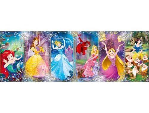 Puzzle Adulte Panorama 1000 Pieces : Les Princesses - Collection Disney - Clementoni