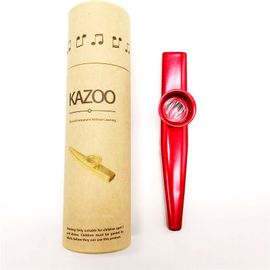 Un Ensemble De Kazoo En Métal Léger Et Portable Pour Débutant,Instrument De Flûte,Amoureux De La Musique,Instrument De Musique Avec Boîte Légère - Type Violet