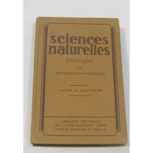 Sciences Naturelles (Géologie) Classes De 4e