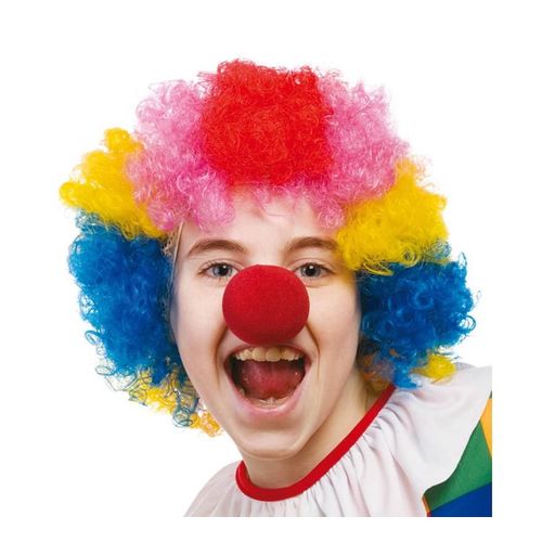 Perruque Multicolore De Clown Pour Enfants (Taille Unique Enfants)