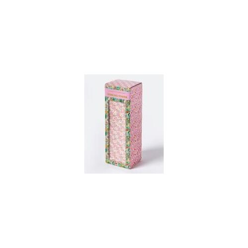 Floral Tumbling Tower Game - Stylish Wooden Stacking Game For Family & Party Fun