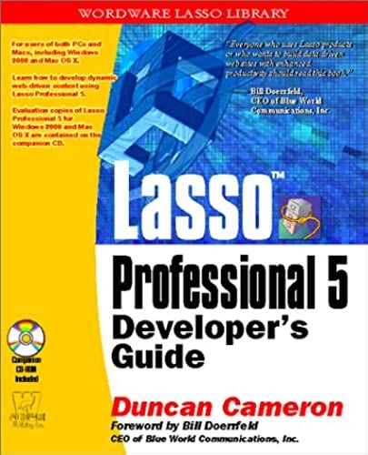 Lasso Professional 5 Developer's Guide (Wordware Lasso Library)