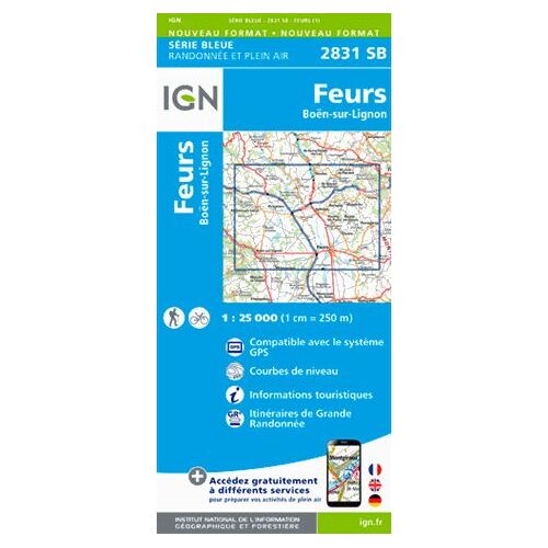Feurs, Boën-Sur-Lignon - 1/25 000
