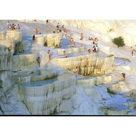 Carte Postale De Denizli (Turquie) Les Travertines À Pamukkale