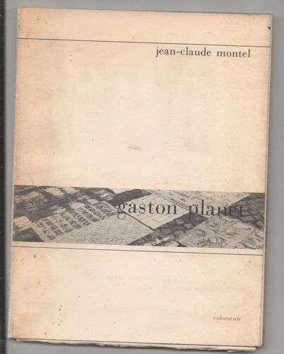 Gaston Planet Montel Colorature 1981 Avec Une Gravure