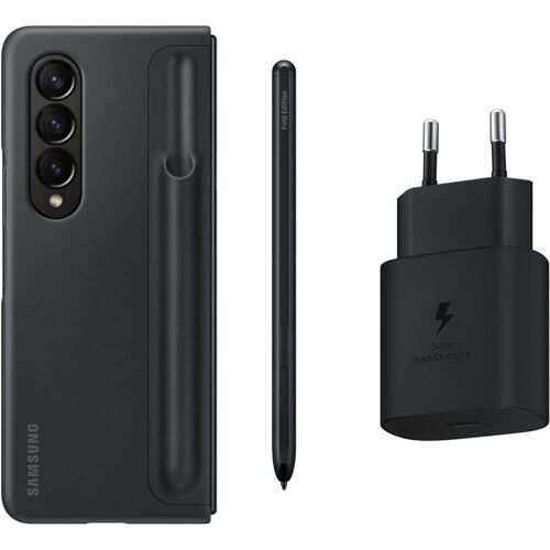 Samsung EF-OF93K - Étui à rabat pour téléphone portable - noir - pour Galaxy Z Fold4