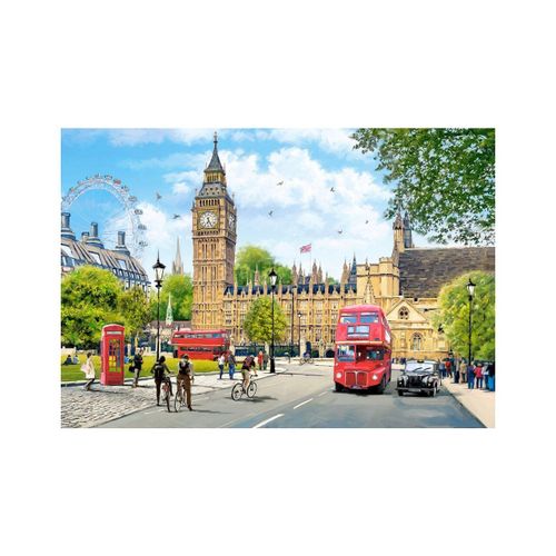 Puzzle 1000 Pièces Castorland - Matinée Occupée À Londres