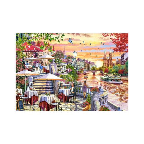 Puzzle 1000 Pièces Castorland - Ville Romantique Coucher De Soleil