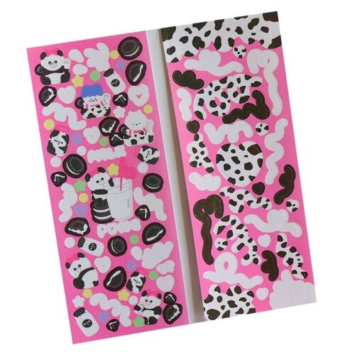 Autocollants Laser De Rêve, Nouveaux Autocollants Décoratifs De Style Dessin Animé Pour Bricolage, 2 Pièces/Ensemble, 2022