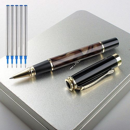 Stylo Roller En Métal De Haute Qualité, Stylo De Luxe, Signature Élégante, Nouvelle Collection 500