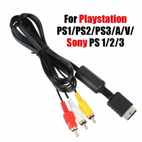 Câble Adaptateur Tv Av 3rca 1.8m, Câble Audio Vidéo Stéréo Pour Ps2 Ps3, Câble Audio Multimédia Pour Sony Playstation 2 3 Ps2 Ps3