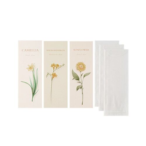 Kit De Papiers À Lettres Avec 3 Enveloppes, Papiers D'écriture À Motifs Floraux Doublés Pour Cadeaux Et Invitations De Fête À La Maison