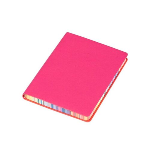 Ruban Pour Carnet De Notes A6 En Cuir Souple, Signet, Papier Pour Soins Oculaires, Bord Arc-En-Ciel