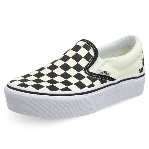 Chaussures Classic Slipson Platform Vn00018ebww Blanc