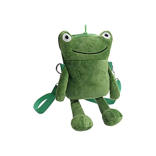 Sac À Bandoulière En Peluche Grenouille Populaire, Sac À Main Chic Pour Téléphone Réglable Pour Filles