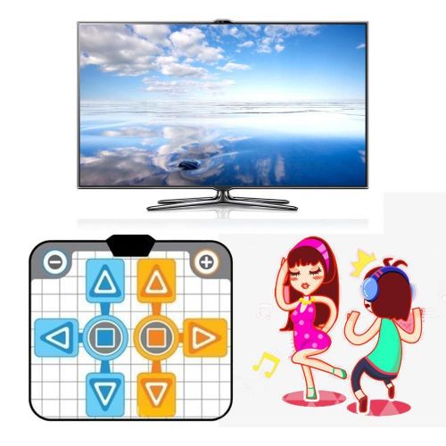 Couverture De Danse Eva Pour Console De Jeu Wii, Tapis De Danse Pour Deux Personnes, Portable Et Antidérapant