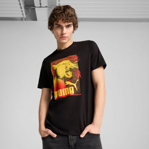 Puma T-Shirt Graphics Photoprint Homme, Vêtements, Noir, L