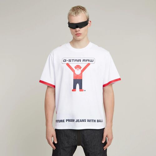 T-Shirt Wvb Unisex Boxy - Blanc - Hommes