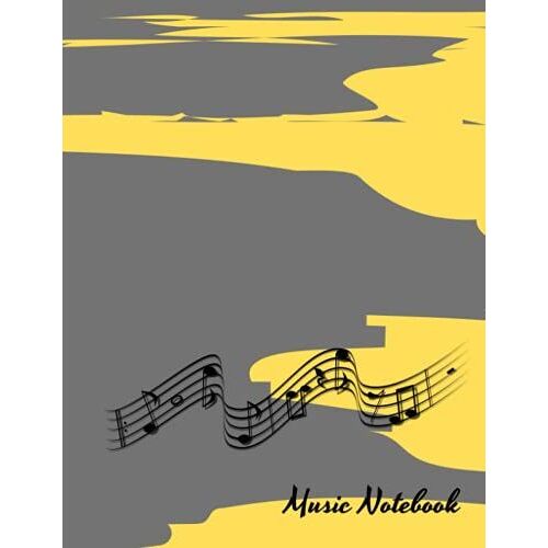 Blank Sheet Music Notebook. Music Manuscript Paper. Large 8.5 X 11, 10 Staves, 100 Pages