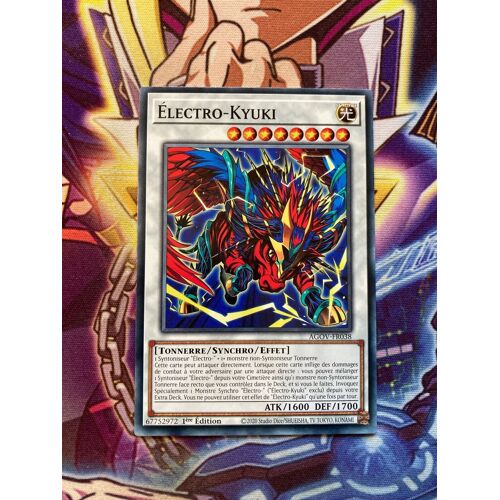 Yu Gi Oh Agovfr038 Électro Kyuki