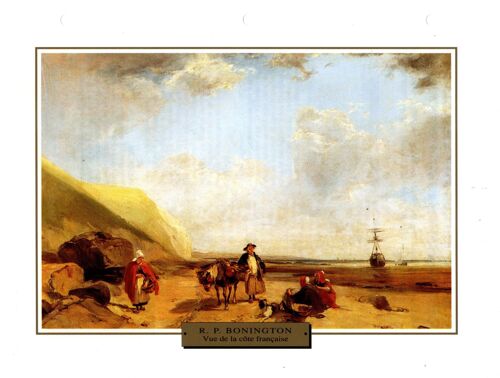 Fiche Chefs-D’Oeuvres Des Impressionnistes Vue De La Côte Française R.P. Bonington