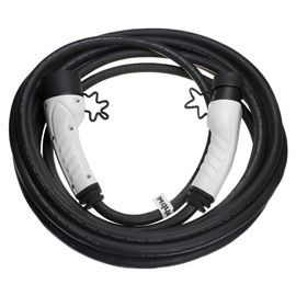 Vhbw Câble De Recharge Type 2 Vers Type 2 Compatible Avec Volkswagen Tiguan Ehybrid, Touareg Phev Voiture Électrique - 3 Phases, 32 A, 22 Kw, 10 M
