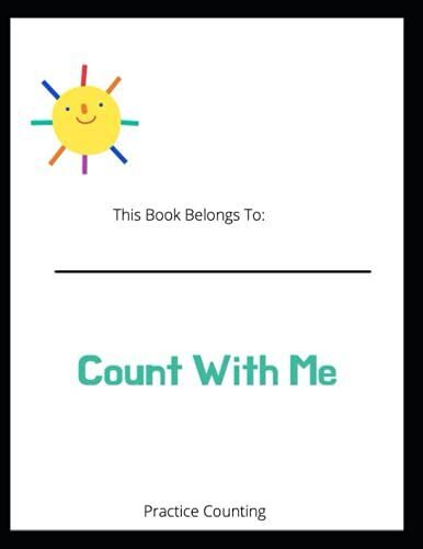 Count With Me: Counting Food And Tracing Numbers Activity Book | Ages 36, Printable