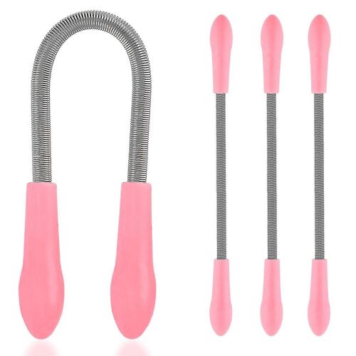 Épilateur Facial Pour Dames, Outil De Filetage À Ressort Epilator - Rose - 3 Pièces