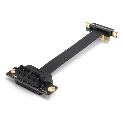 Câble d'extension PCIE 1X Dual 90 Network Adapter avec indication LED Gen3 8 Gbit/s