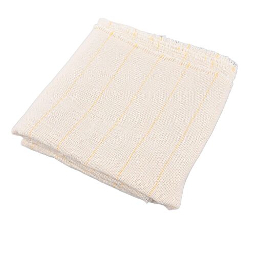 Tissu De Capitonnage Polyester Coton Mixte Largeur De Porte Tissu Solide Facile À Casser Blanc Standard Jaune Fil Tissu