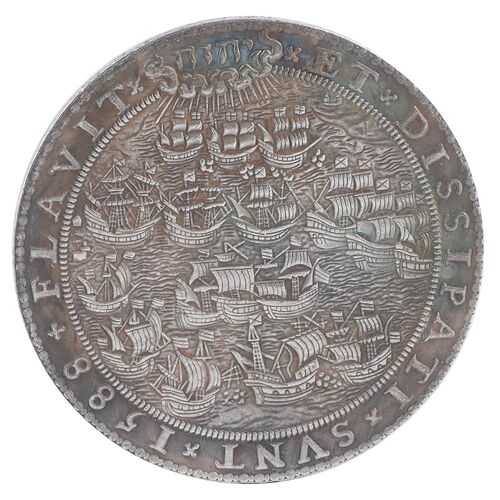 1588 Pays-Bas Cuivre Placage Argent Collection Vintage Collection Pièce commémorative