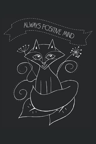 Always Positive Mind Fuchs Spruch Positiv Denken Passwortbuch: Mein Kleines Passwort Buch | A5 Creative Journals | 150 Seiten Passwârter Sichern Sicher Offline