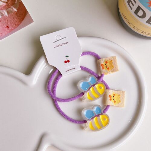 Bande De Caoutchouc Pour Cheveux, Couleur Bonbon, Cercle De Cheveux, Bande De Caoutchouc, Doux Étudiant, Papeterie, Attache Kawaii