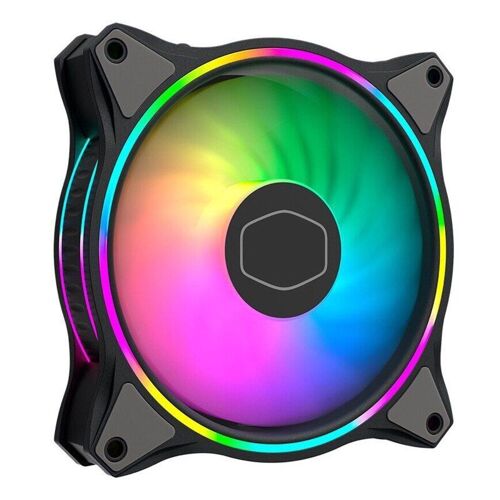 Cooler Master MasterFan MF120 HALO ? ventilateur RGB adressable à double anneau pour boîtier d'ordinateur, radiateur liquide