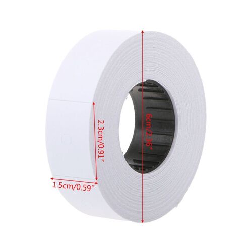 Étiquettes Autocollantes Double Rangée Pour Pistolet Étiqueteuse W91a, 10 Rouleaux De Prix