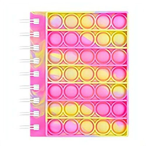 Carnet De Notes Pop En Silicone Kawaii, Couverture Pop, Bloc-Notes, Jouets Sensoriels, Mini Journal, Fournitures Scolaires, Joli Livre D'écriture