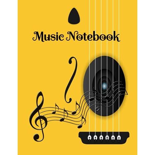 Music Notebook: A Beautifully Designed Music Note Book. Paper Size - 8.5 X 11. Pages - 125.