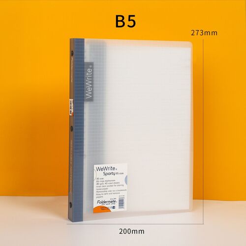 Carnet À Feuilles Mobiles Transparent A5/B5, Kawaii, Journal Littéraire, Planificateur, Agenda, Carnet De Notes, Reliure, Papeterie Pour Étudiants, Fournitures Scolaires