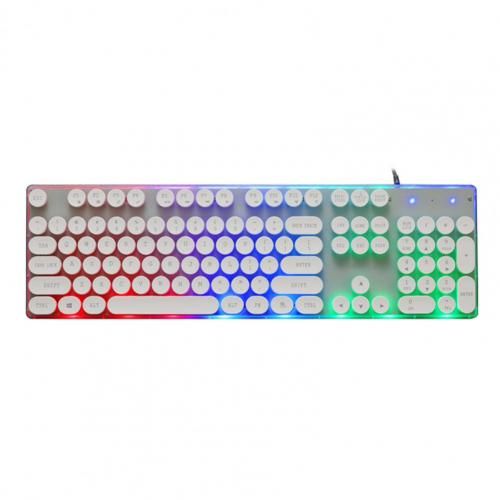 Nouveau clavier de jeu filaire G102, Design gravé au Laser, 104 touches, étanche, rétroéclairé, usb 2.0, pour ordinateur portable