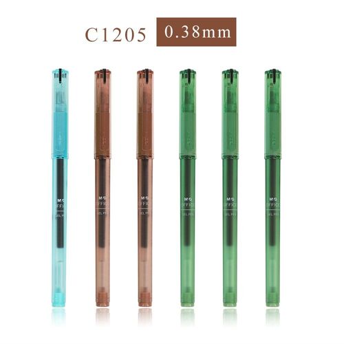 Ensemble De Stylos À Gel Simplicité 0.5mm 0.38mm, 1 Pièce, Encre Noire, Stylo Neutre Translucide, Papeterie Fournitures Scolaires, Dessin Animé Rose