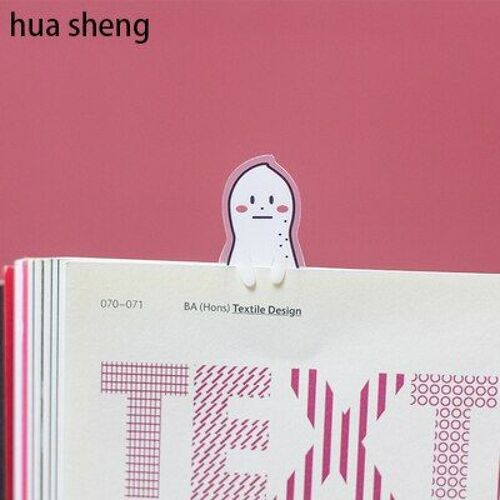 Marque-Page Dessin Animé Simple Et Mignon, 5 Pièces, Mini Livre Creux Pour Étudiants, Décoration De Dossier De Page, Papeterie De Journal, Fournitures Scolaires